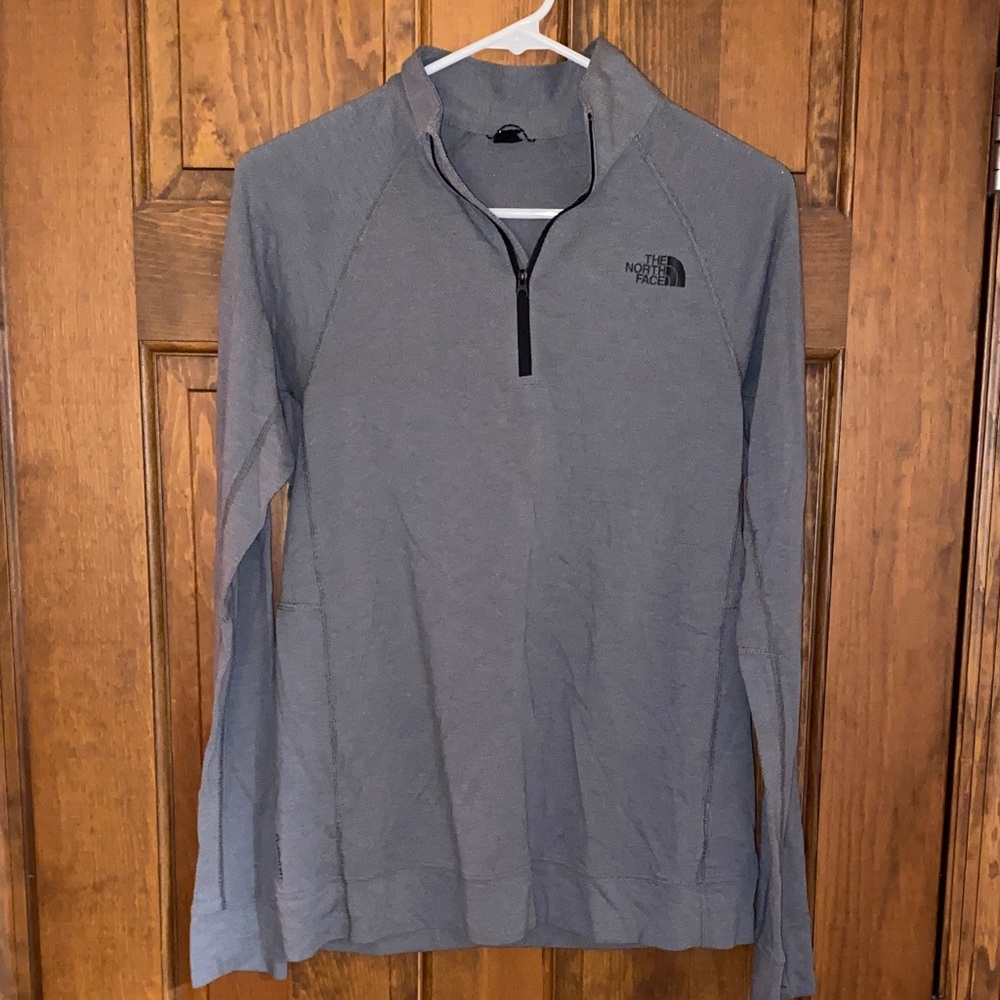 The North Face Charcoal Half-Zip Top